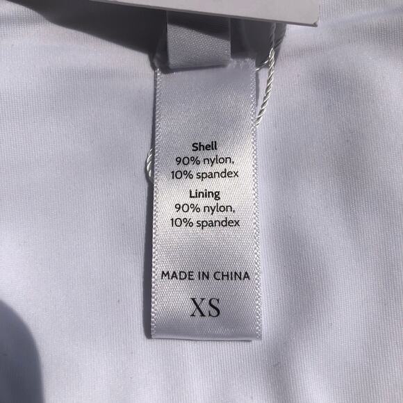 Andie NWT The Bold Banded Cheeky Rib Flattering Bikini Bottom White Extra Small - Picture 8 of 14